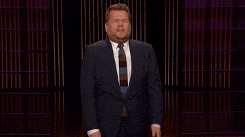 freaking out james corden GIF by The Late Late Show with James Corden