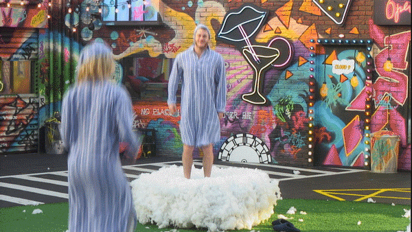 Jumping Celebrity Big Brother GIF by Big Brother UK