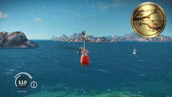 justcausegames just cause 3 jc3 jc3mp helicopter jousting GIF
