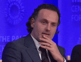 thinking hard the walking dead GIF by The Paley Center for Media