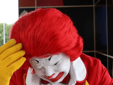 Image result for ronald mcdonald gifs