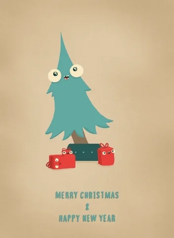Happy New Year Animation GIF by Lisa Vertudaches