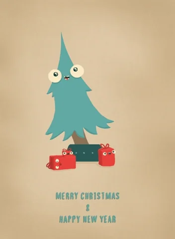 Happy New Year Animation GIF by Lisa Vertudaches