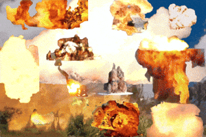 explode nuclear explosion GIF by Faith Holland