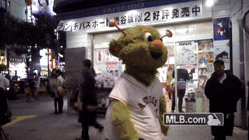 mascot lol GIF by MLB