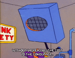 Season 1 Wall Speaker GIF by The Simpsons