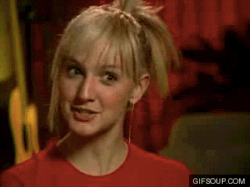 excited ashlee simpson GIF