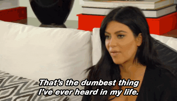 dumbest keeping up with the kardashians GIF