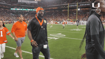 high five college football GIF by Miami Hurricanes