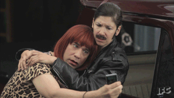 selfie relationship GIF by IFC