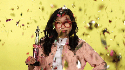 Celebrate Number 1 GIF by Awkwafina - Find & Share on GIPHY