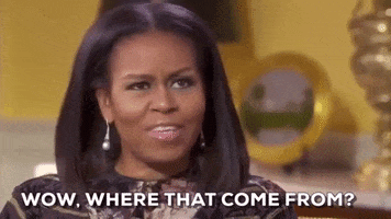 Confused Michelle Obama GIF by Obama