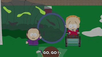 golf running GIF by South Park 