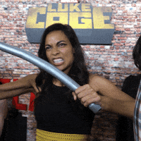 Rosario Dawson Muscles GIF by Luke Cage