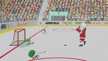 angry hockey GIF by South Park 
