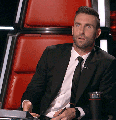 confused adam levine GIF by The Voice