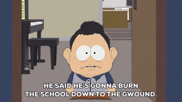 school burning GIF by South Park 