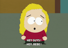 bebe stevens hello GIF by South Park 