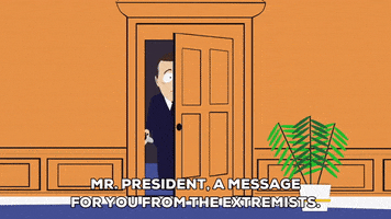 secret service president GIF by South Park 