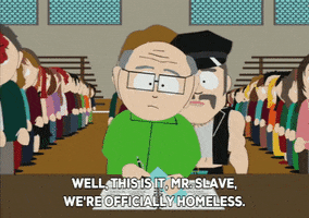 sad mr. slave GIF by South Park 