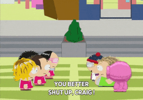 shut your mouth GIF by South Park 