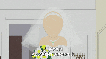 confused bride GIF by South Park 