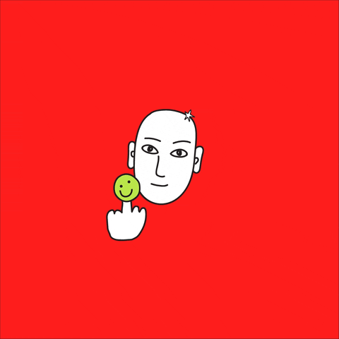 Illustration Middle Finger GIF by Nerian Keywan - Find & Share on GIPHY