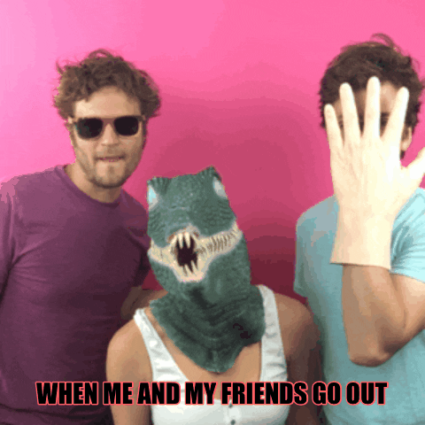high five dancing with friends GIF by Ra Ra Riot