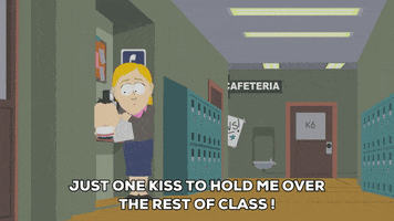 teacher kissing GIF by South Park 