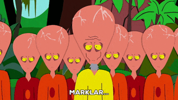 marklar aliens talking GIF by South Park 