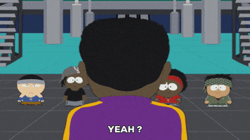 orange county dance crew talking GIF by South Park 