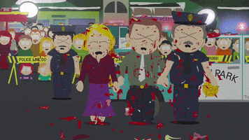 explosion shock GIF by South Park 