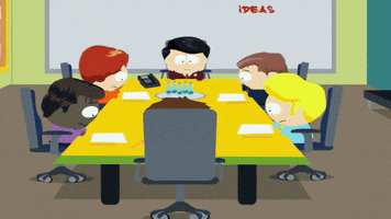 meeting brainstorming GIF by South Park 