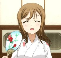 vonpro anime kawaii love live sunshine hanamaru GIF