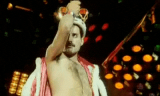 Giphy - freddie mercury king GIF by myLAB Box