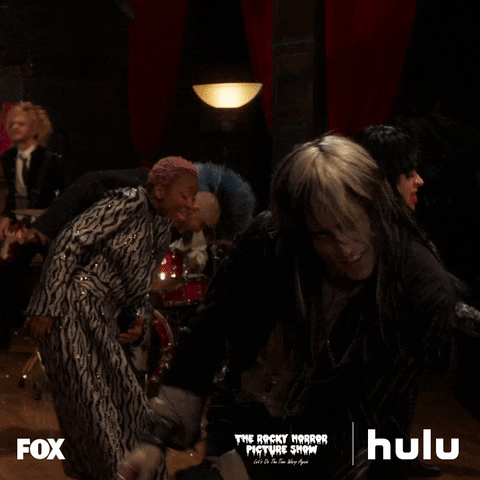 the rocky horror picture show dancing GIF by HULU