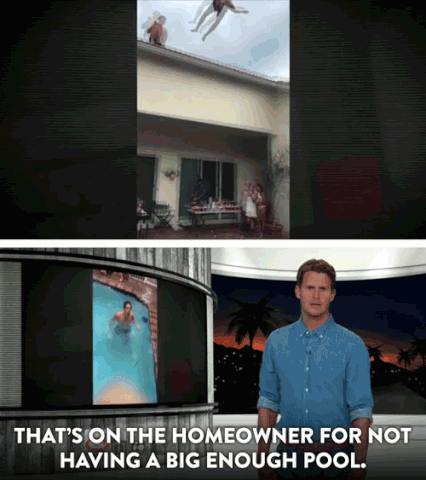 daniel tosh jump GIF by Comedy Central