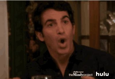Shocked The Mindy Project GIF by HULU