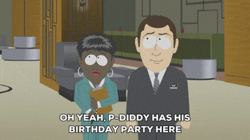 birthday party club GIF by South Park 