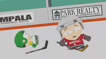 sick hockey GIF by South Park 
