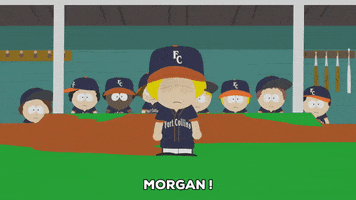baseball calling out GIF by South Park 
