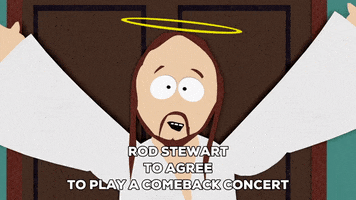 excited rod stewart GIF by South Park 