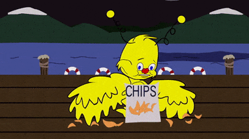 bird eating GIF by South Park 