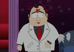 shot falling GIF by South Park 
