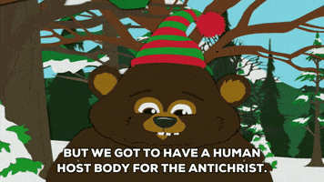 bear antichrist GIF by South Park 
