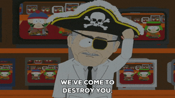 pirate hat playing GIF by South Park 