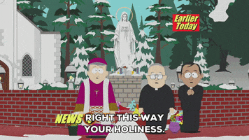 virgin mary religion GIF by South Park 