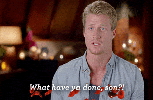 what have you done richie GIF by The Bachelor Australia