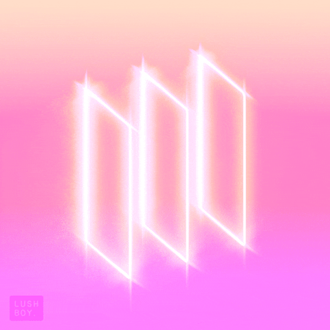 neon relaxing GIF by Allison House