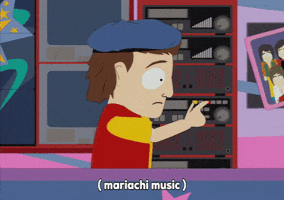 radio pointing GIF by South Park 